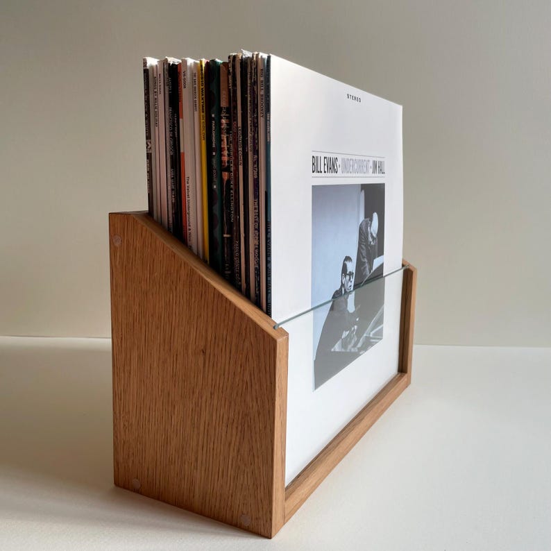 Vinyl record storage | Vinyl Records shelf | Desk vinyl record storage | Wall Record Storage, LP Record Stand image 11