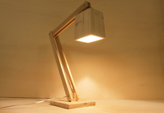 wooden table lamp