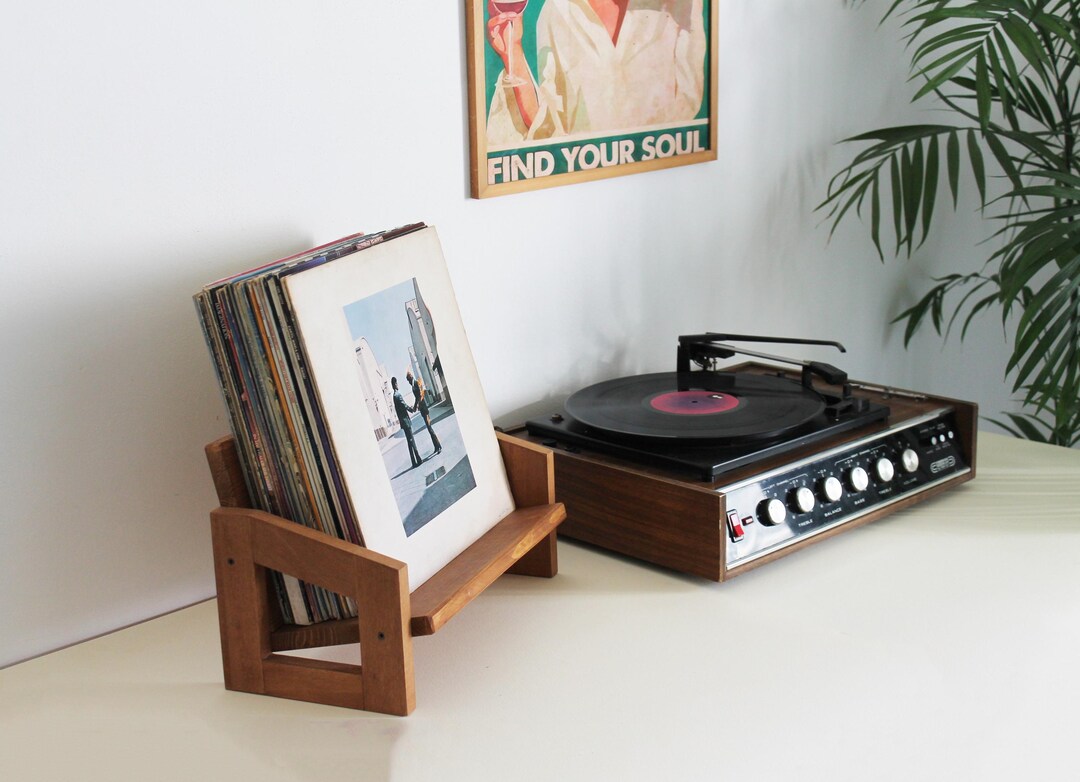 Vinyl Record Storage Mid-century Design | Minimalist Vinyl Record Stand ...