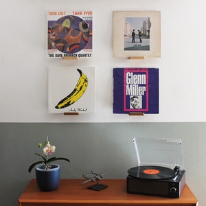 Vinyl record wall shelf. Vinyl shelf. Vinyl frame. LP holder. Mid Size