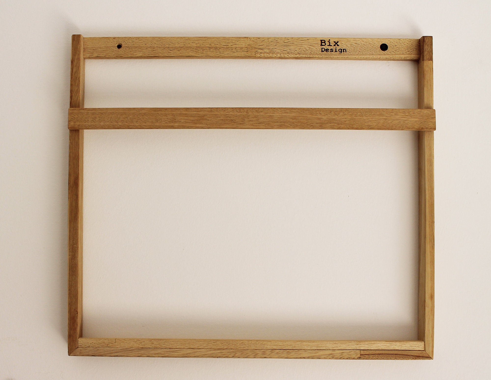 HIIMIEI Supporto Da Parete In Acrilico Per Dischi In Vinile E Foto - Confezione Da 6 Pezzi - Bianco, 31,6 X 13,2 X 5,6 Cm