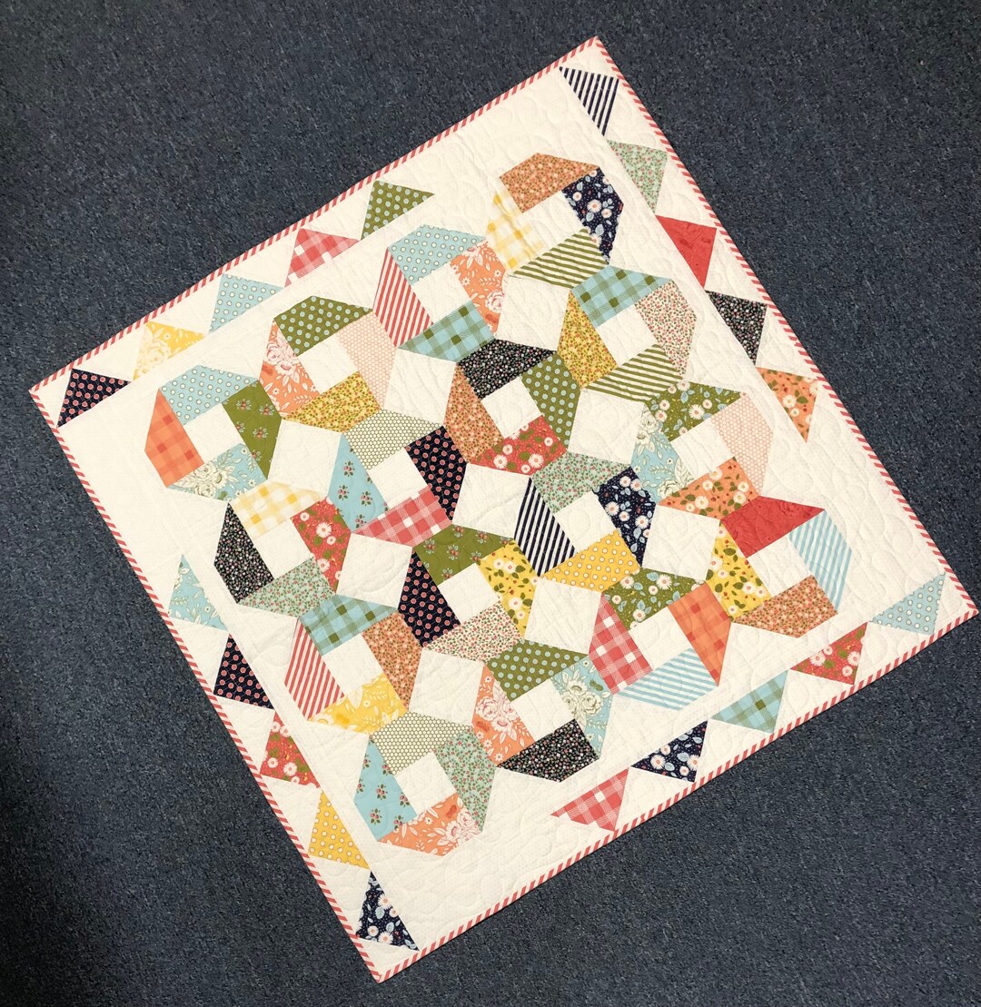 Handmade Quilt Baby Quilt/wall Hanging/table Topper Etsy