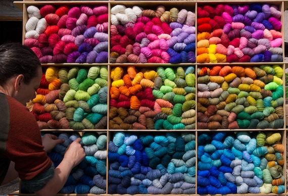 Wunschfarbe auf Bestellung, 100% Angorawolle, Seidenhase, PURE 260m/50g, Von glücklichen einheimischen Angorakaninchen, Stricken und Häkeln
