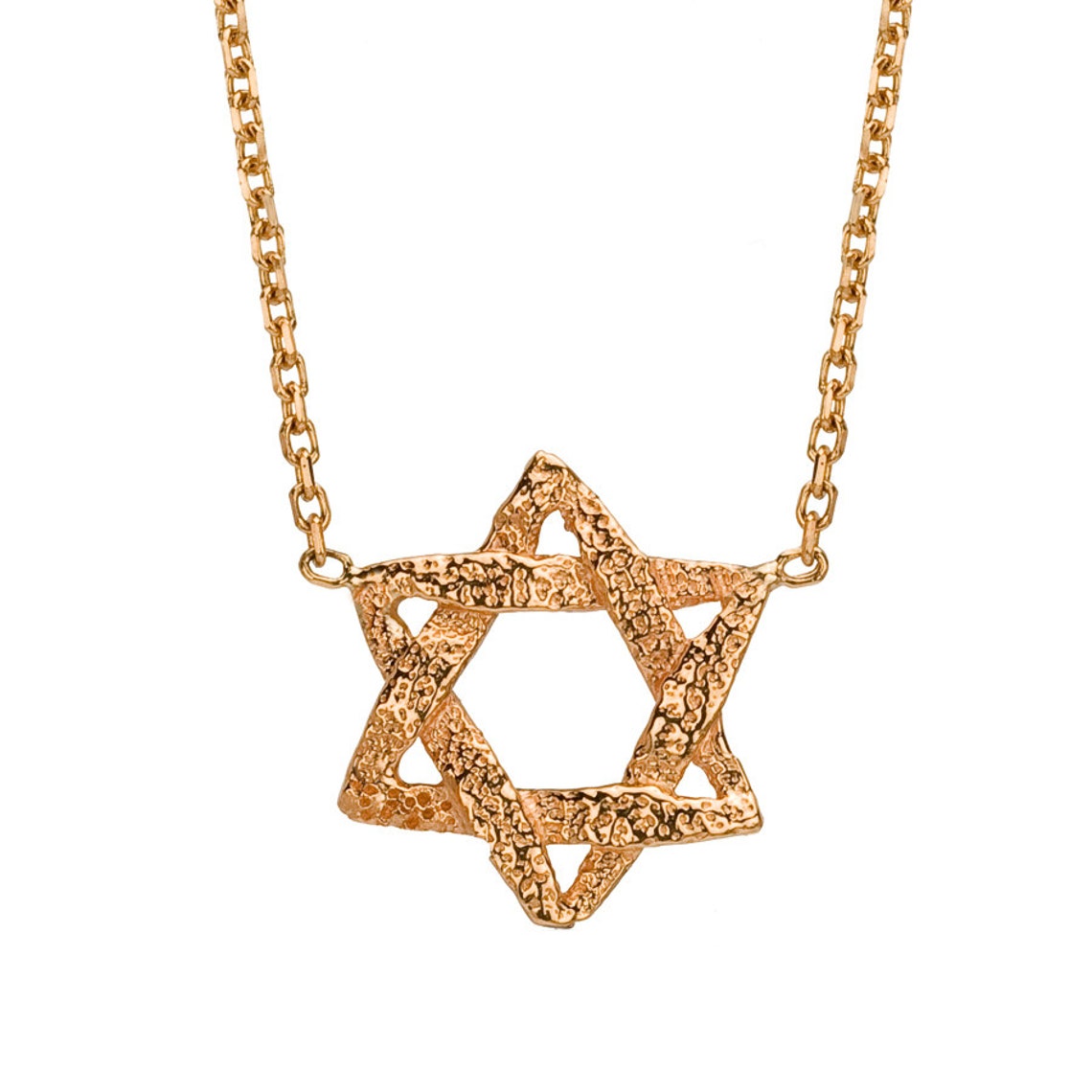 Gold Star of David Necklace Magen David Necklace Delicate Etsy