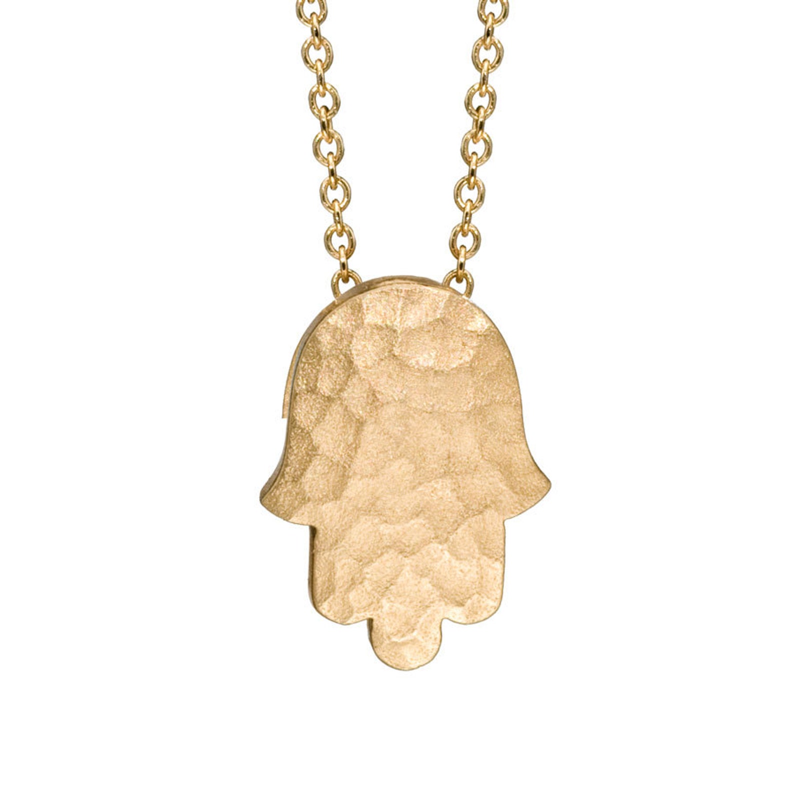 Hamsa Necklace Gold Hamsa Necklace Hamsa Hand Necklace Etsy