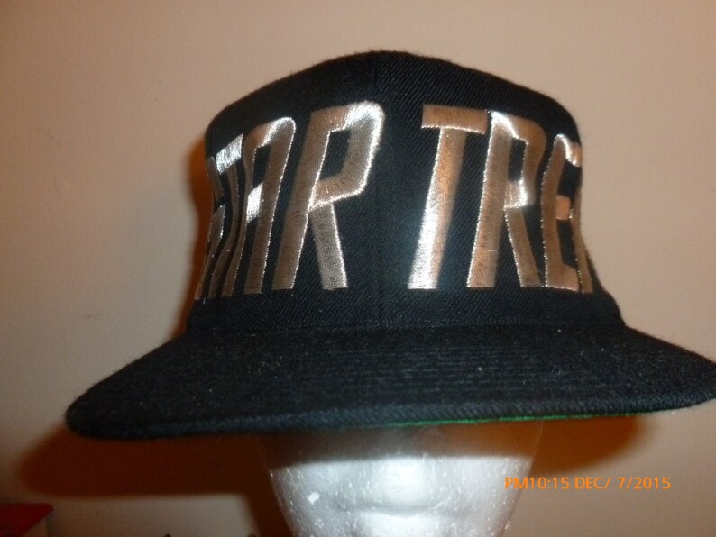 Star Trek Snapback Cap Space The Final Frontier Etsy