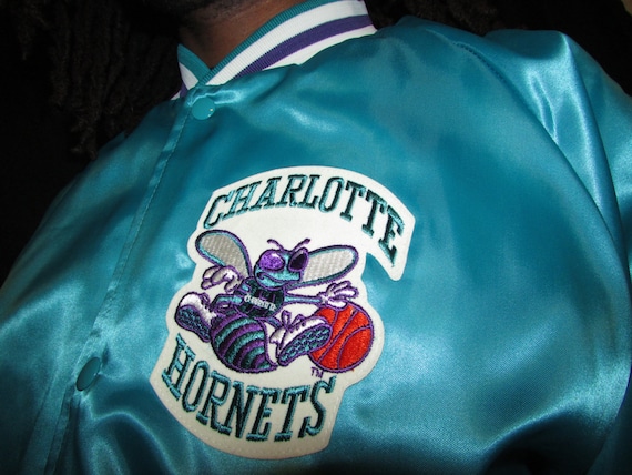 charlotte hornets bomber jacket