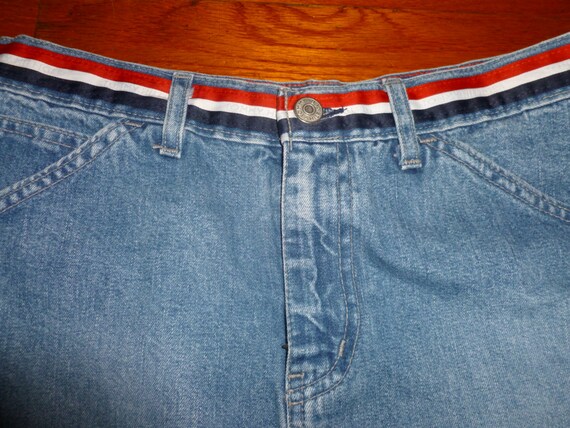 tommy hilfiger denim skirt vintage