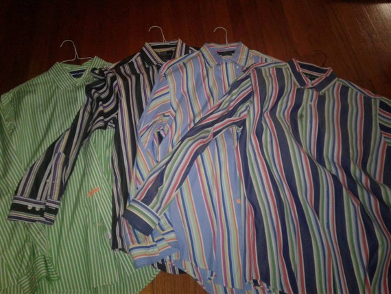 polo multi colored button down