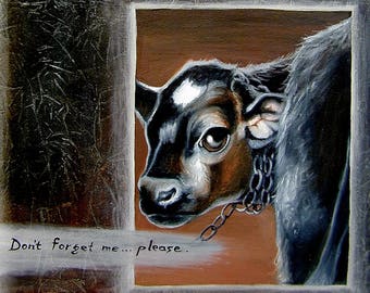 Giclee Print,"Don't Forget Me," Signed