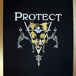 Silkscreen Print, 1st Edition &quot;Protect&quot;