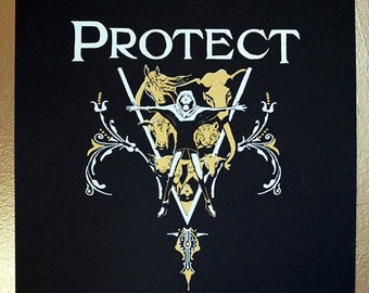 Silkscreen Print, 1st Edition "Protect"