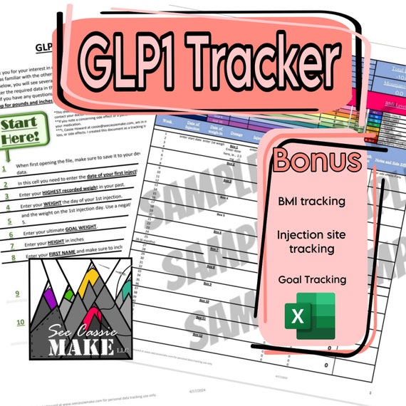 GLP1 Mounjaro Zepbound Tirzepatide Tracking Template Excel BMI and Weightloss Goal Tracker Rainbow Colors Injection Tracking Digital File - Etsy GLP1 Mounjaro Zepbound Tirzepatide Tracking Template Excel BMI and Weightloss Goal Tracker Rainbow Colors Injection Tracking Digital File - Etsy