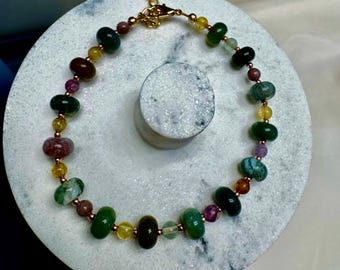 Boho Perlenarmband - Handgefertigtes Stapeln Armband