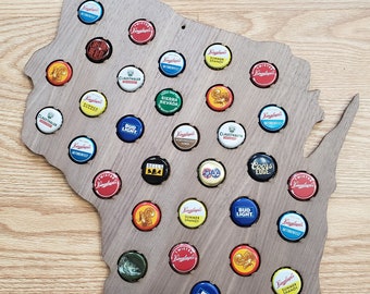 WI Bottle Cap DIsplay