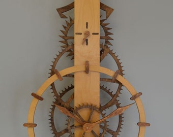 Ascent Wooden Gear Clock Kit