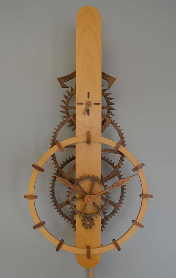 Ascent Wooden Gear Clock Kit