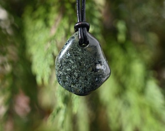 Unique Vancouver Island Beach Stone Pendant BC Canada