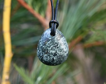 Unique Vancouver Island Beach stone Necklace BC Canada