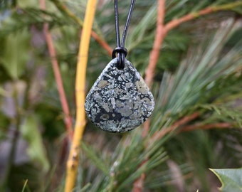 Unique Vancouver Island Beach Stone Pendant BC Canada