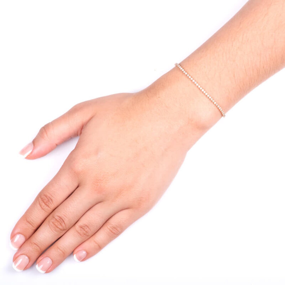 Thin Diamond Bracelet / Trendy Women's Bracelets / Gift Etsy UK