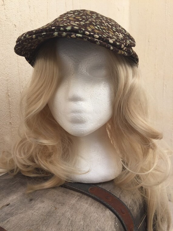 Vintage hat-vintage corduroy cup-boho vintage-ret… - image 6