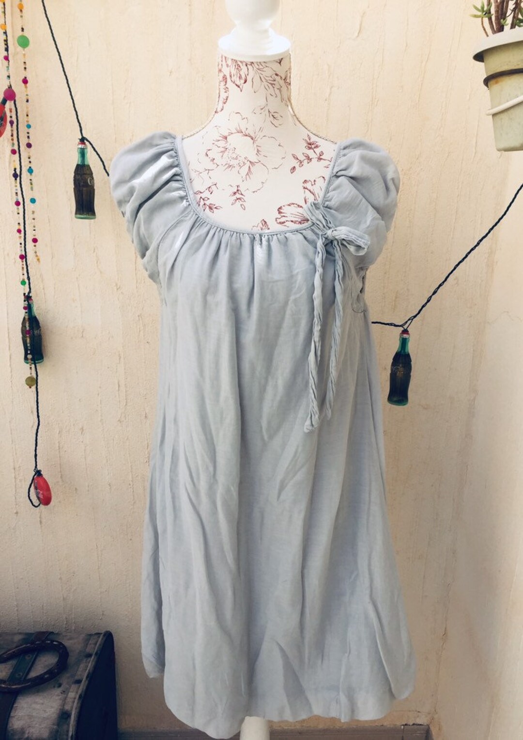 Vintage Dressboho Dressgray Vintage Dressretro Clothingvintage