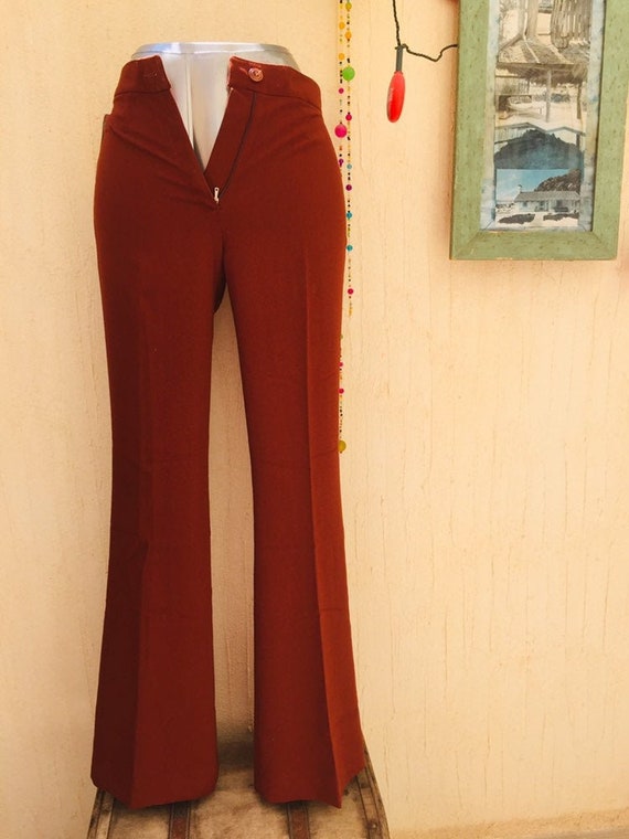 yellow bell bottom jeans