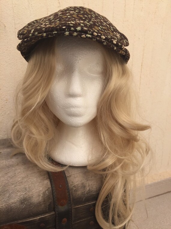 Vintage hat-vintage corduroy cup-boho vintage-ret… - image 5