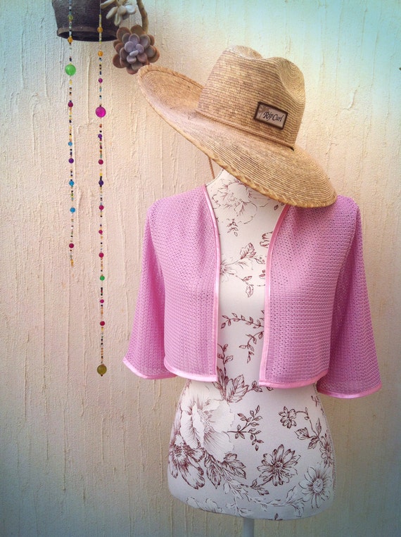 Vintage short jacket-vintage blue jacket-cotton jacket-vintage sundress-vintage beach cover-beach party-Hippie-surf-beach-boho-cotton-yacth