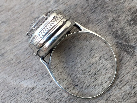 Vintage poison ring-boho ring-vintage ring-silver… - image 6