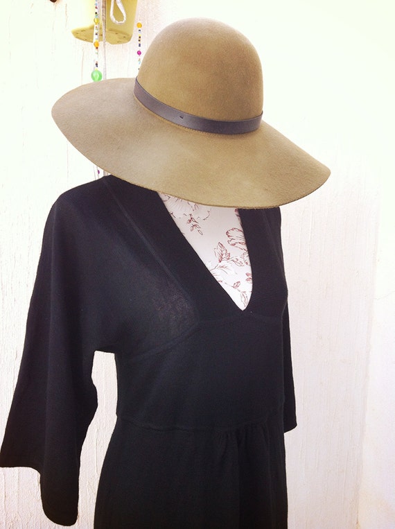 Vintage dress-boho dress-black dress-hippie dress-