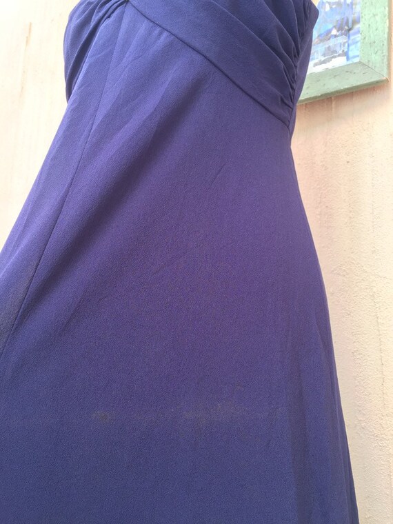 Vintage blue dress-vintage long dress-vintage par… - image 9