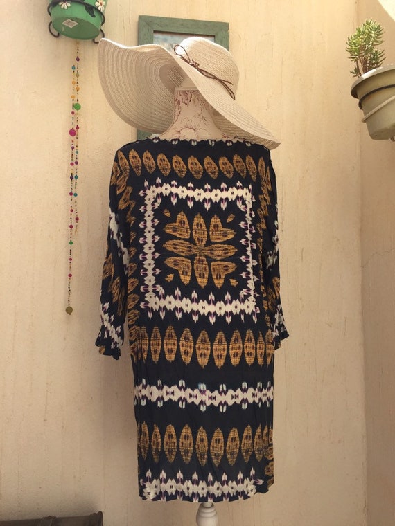 Vintage dress-boho dress-retro clothing-vintage fa