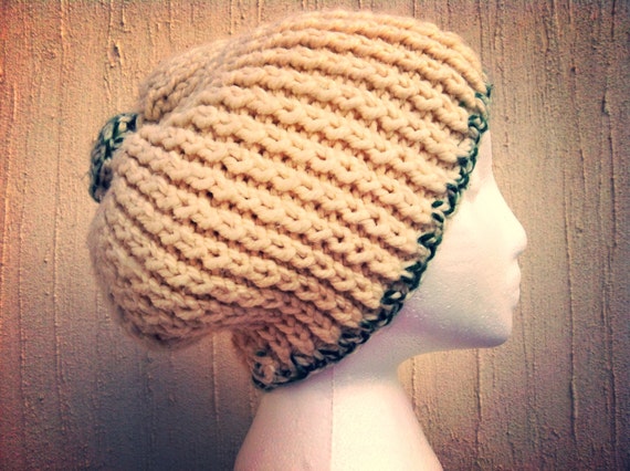 Vintage hand knit hat-hand knit-vintage hat-vinta… - image 1