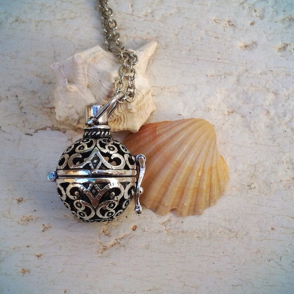 Pill Box Necklace Etsy