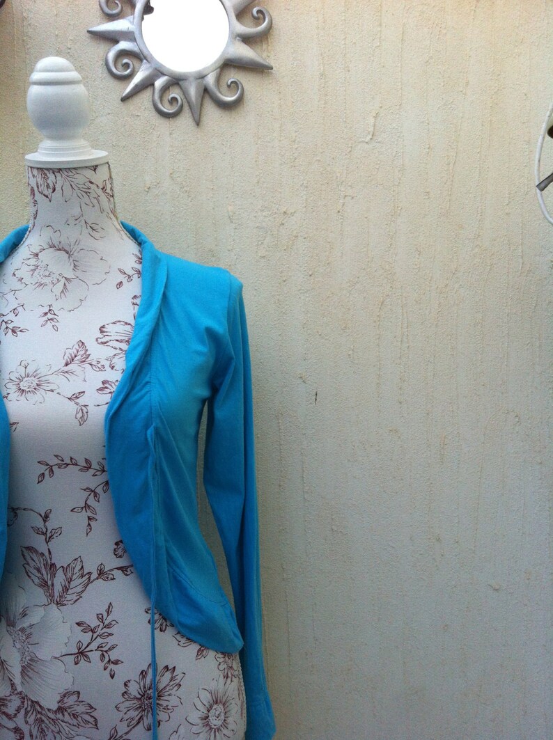 Vintage short jacket-vintage blue jacket-cotton jacket-vintage sundress-vintage beach cover-beach party-Hippie-surf-beach-boho-cotton-yacth