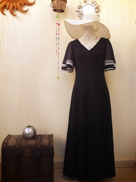Vintage clothing-vintage dress-vintage maxi dress-
