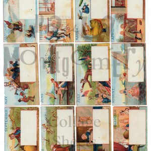 The 12 Months Number 2 Digital Download Collage Sheet