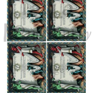 Devil Adventure French Game Digital Download Collage Sheet