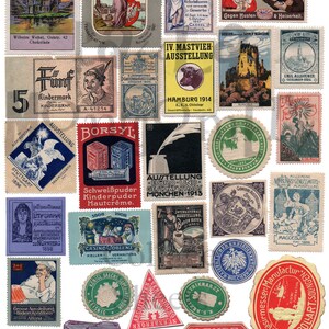 German Stuff Number 3 Digital Download Collage Sheet