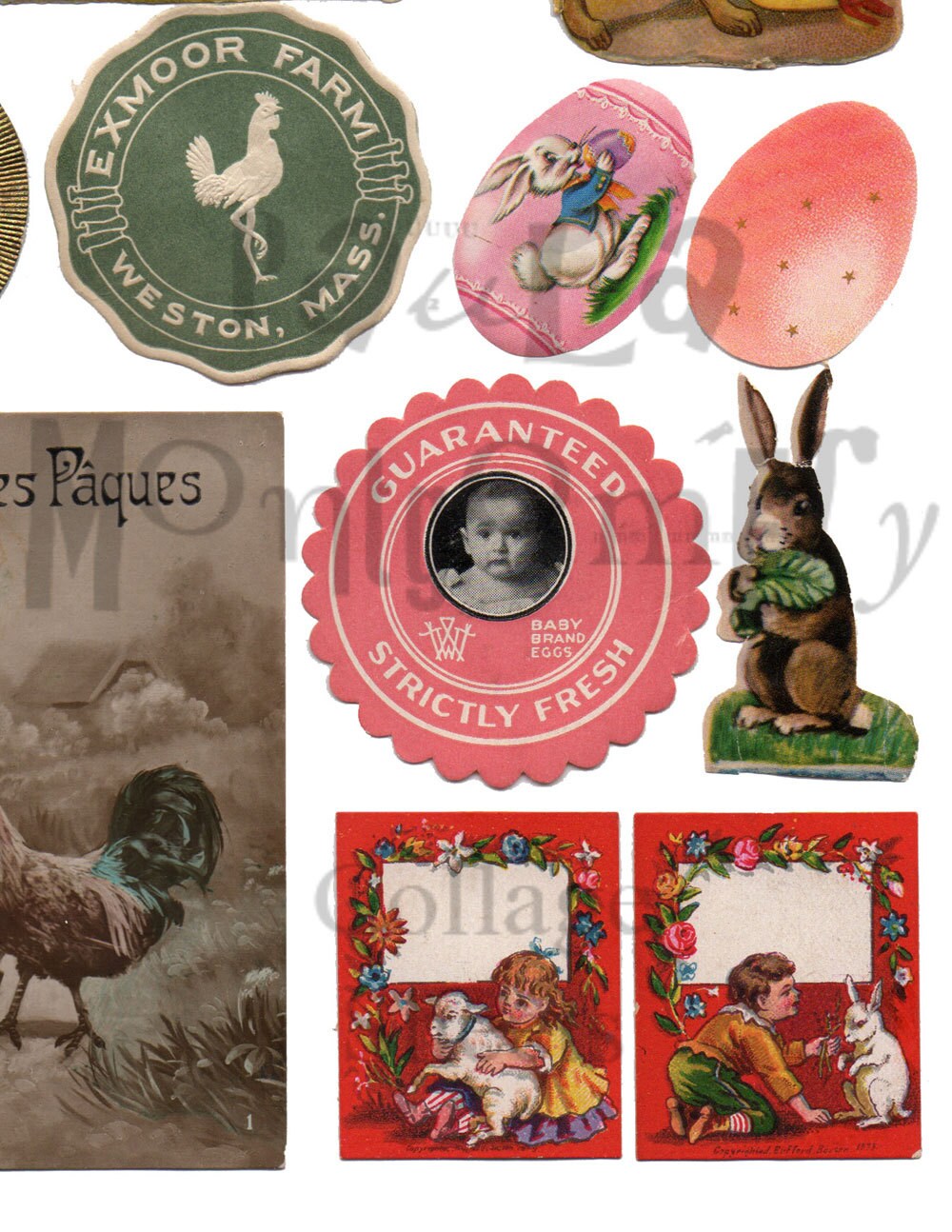 Easter Stuff #1 Digital Download Collage Sheet - Etsy