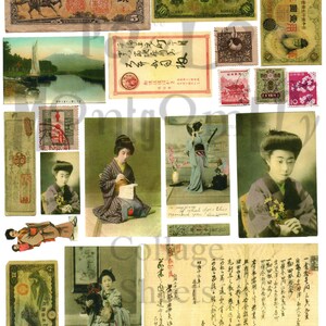Asian Stuff Number 1 Digital Download Collage Sheet