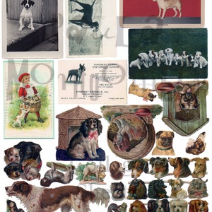Dogs Number 2 Digital Download Collage Sheet