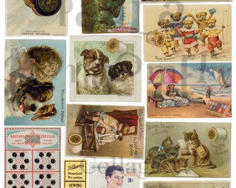 Naaien & begrippen Stuff nummer 1 Digitale Download Collage blad