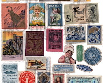German Stuff Number 1 Digital Download Collage Sheet