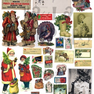Christmas Stuff Number 2 Digital Download Collage Sheet - Etsy