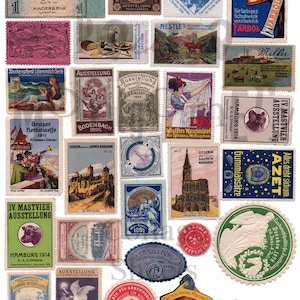 German Stuff Number 2 Digital Download Collage Sheet