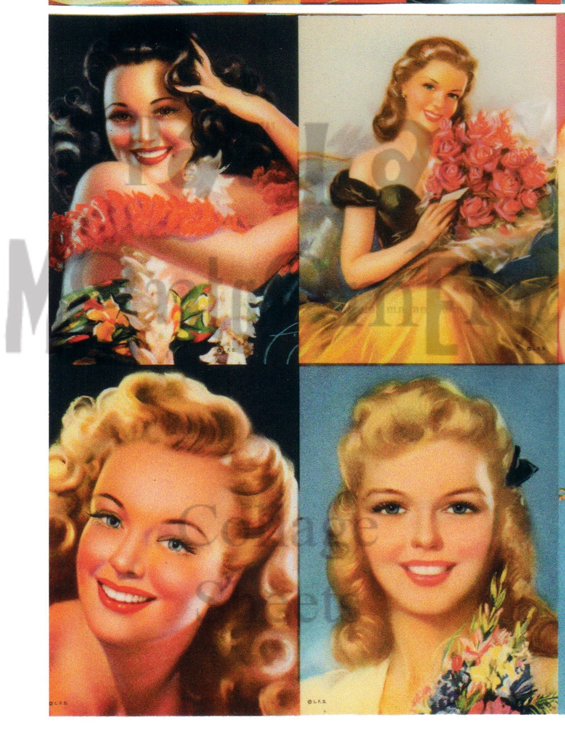 It s Fun Being A Girl Number 2 Digital Download Collage Etsy