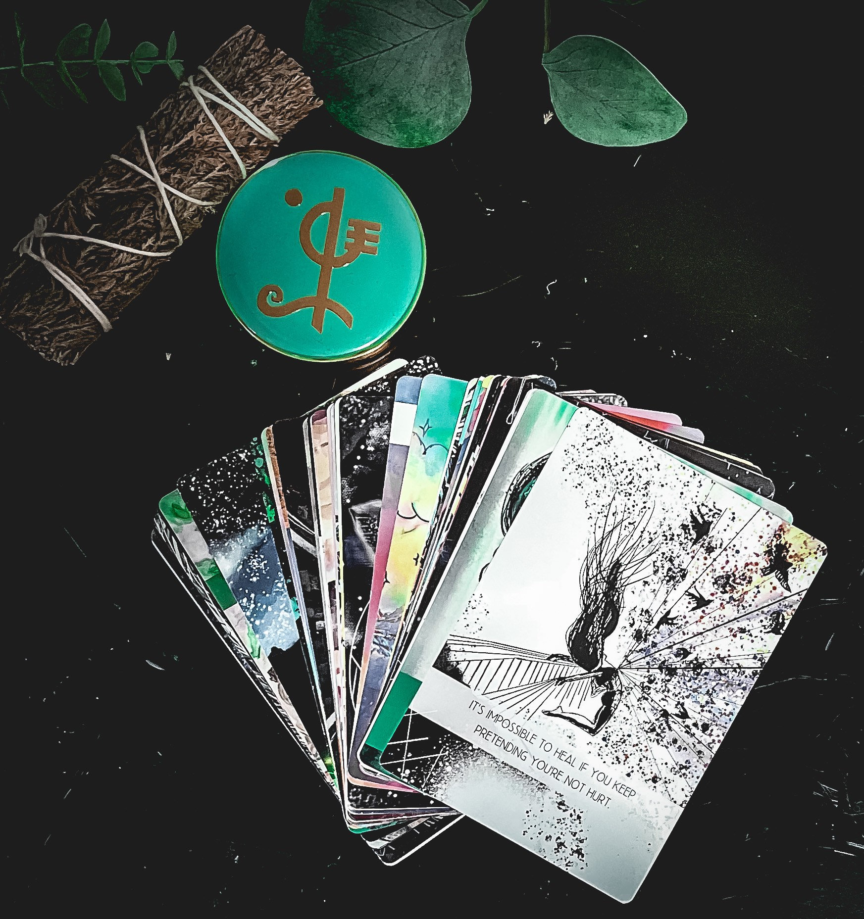 Affirmation Card Deck- Spiritual Growth, Healing Journey, Mental Wellness